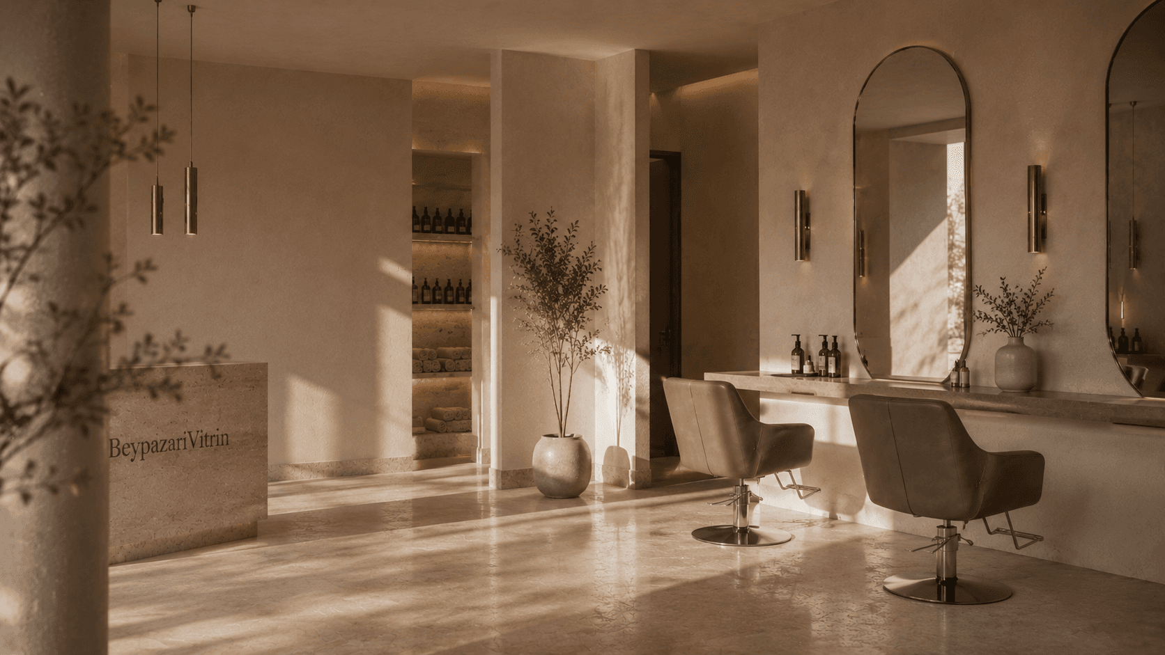 Beypazarı'nda modern bir salon